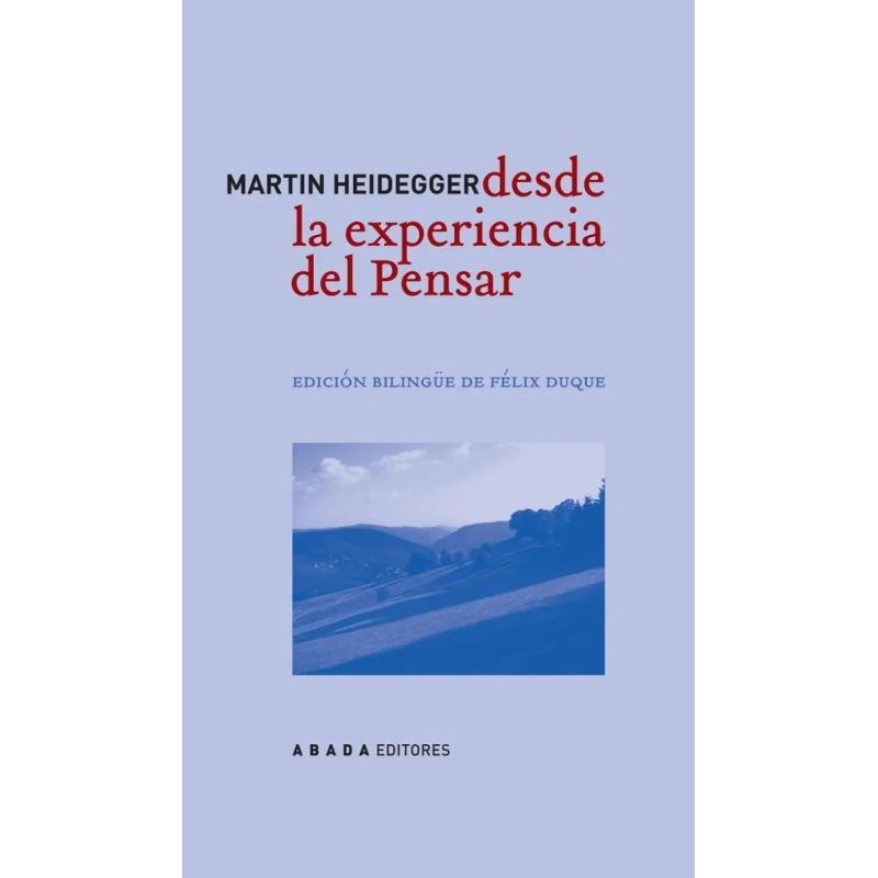 DESDE LA EXPERIENCIA DEL PENSAR - BILINGUE (Nuevo)