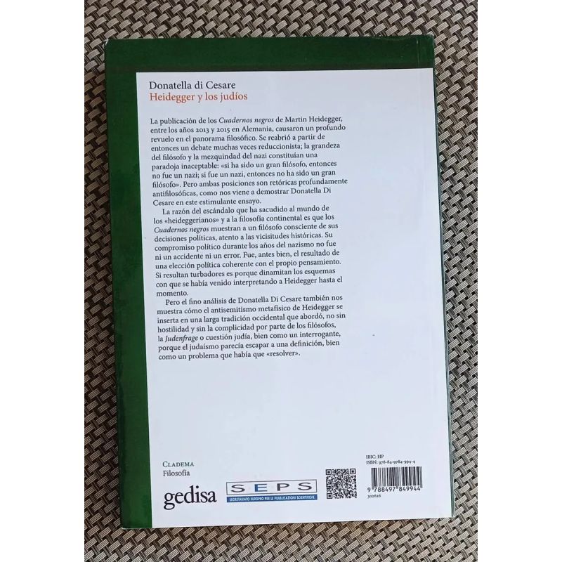 HEIDEGGER Y LOS JUDIOS - LOS CUADERNOS NEGROS (Nuevo) - Miniatura 4