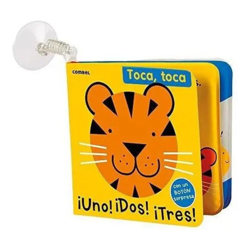 UNO ! DOS ! TRES !  TOCA - TOCA - LIBRO DE BAÑO CON SONIDOS (Nuevo)