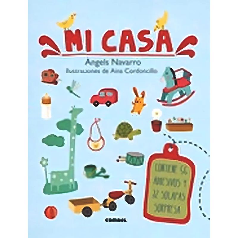 LIBRO MI CASA. CONTIENE 56 ADHESIVOS Y 32 SOLAPAS SORPRESA (Nuevo)