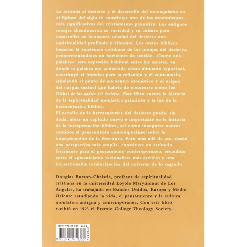 PALABRA EN EL DESIERTO, LA (Nuevo)