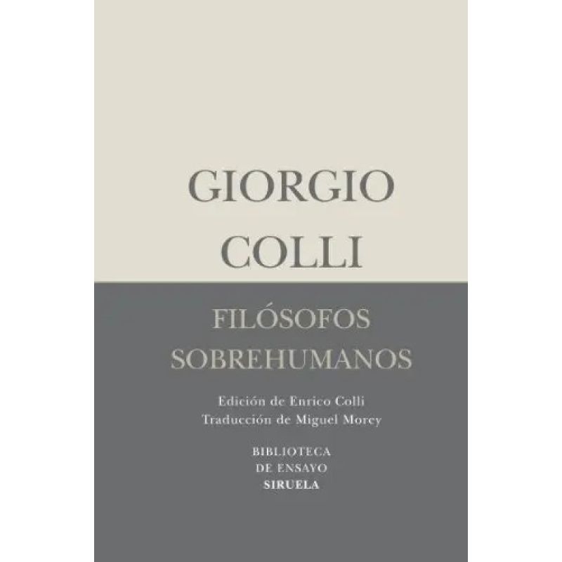 FILOSOFOS SOBREHUMANOS