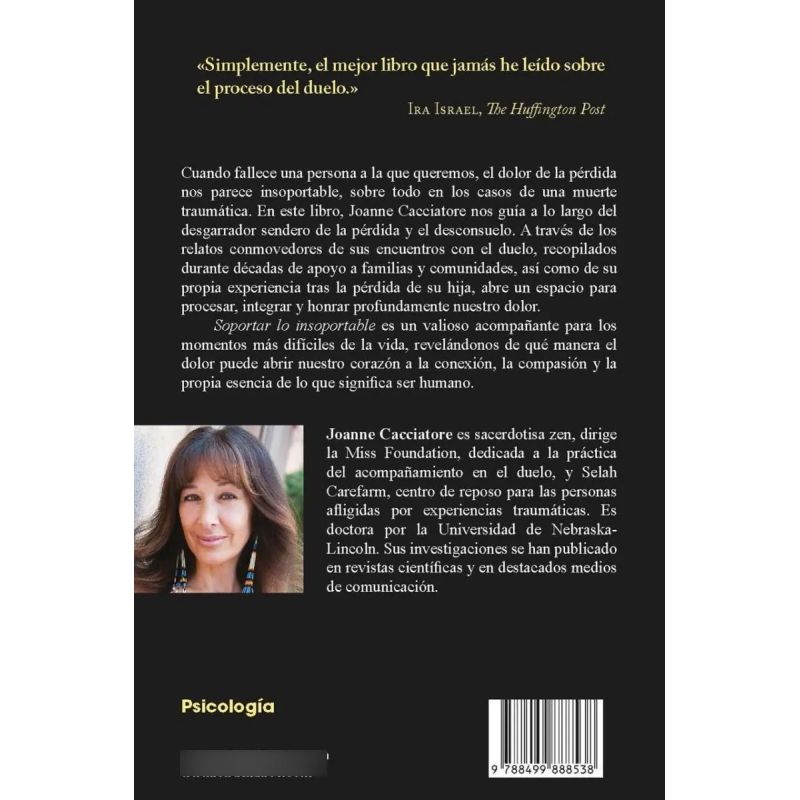 SOPORTAR LO INSOPORTABLE - AMOR , PERDIDA Y EL CAMINO DEL DUELO (Nuevo) - Miniatura 2