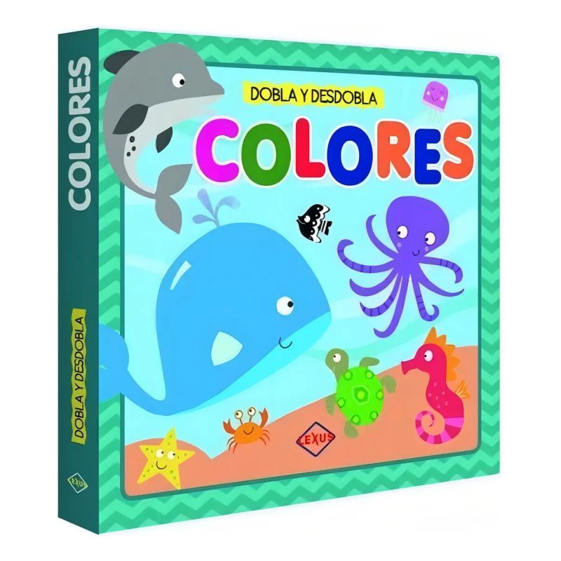 COLORES DOBLA Y DESDOBLA (CARTONE) (Nuevo)