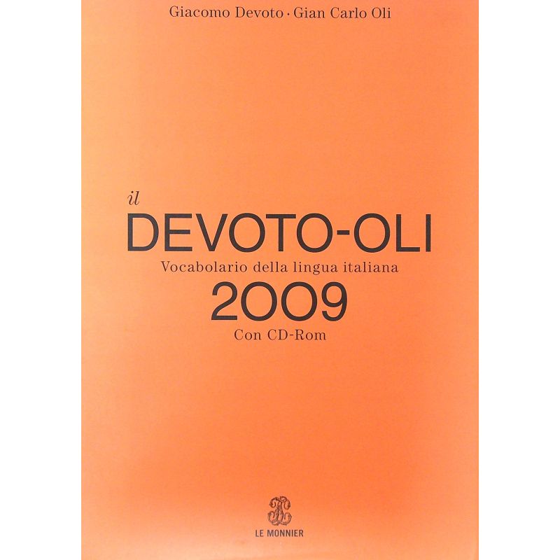 MONDADORI DIZIONARIO DEVOTO OLI 2009 (Nuevo)