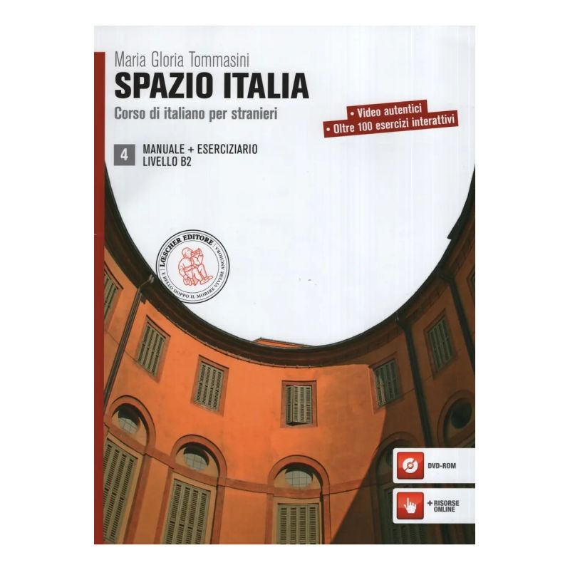 SPAZIO ITALIA 4 - STUDENTE + ESERCIZI + DVD-ROM (B2) (Nuevo)