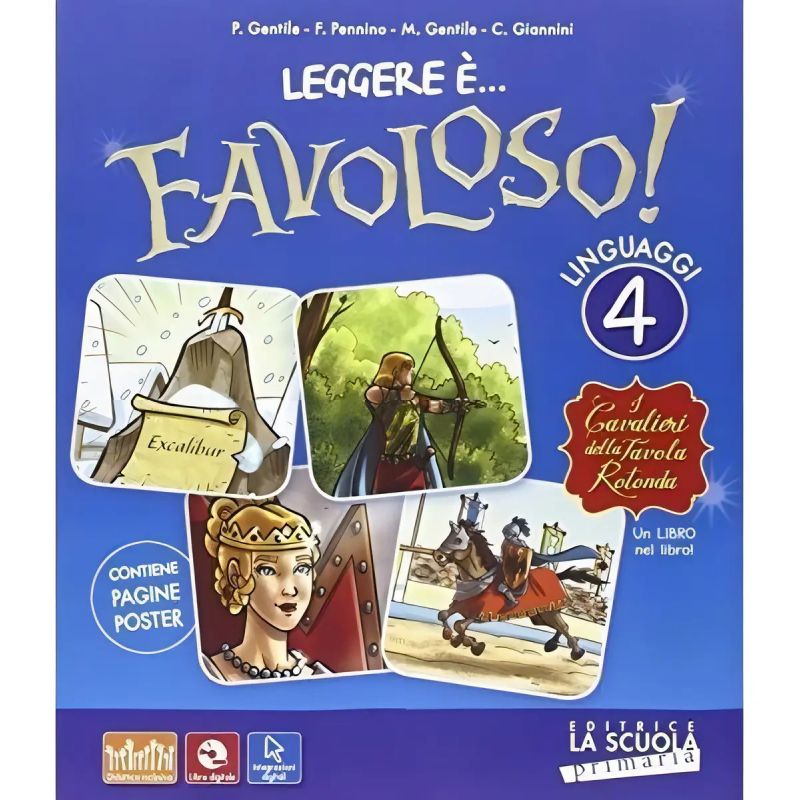LEGGERE E FAVOLOSO! 4A - SB + DVDROM* (Nuevo)