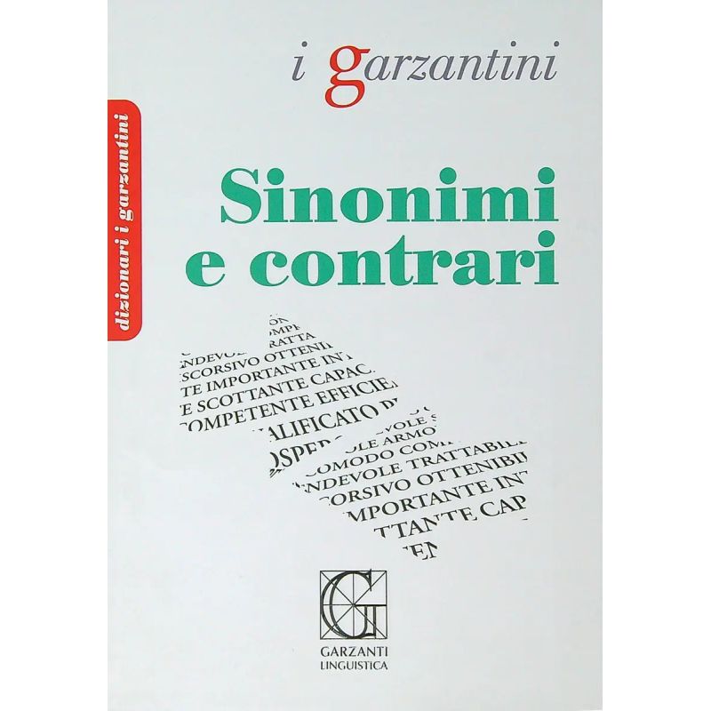DIZIONARI SINONIMI E CONTRARI - I GARZANTINI (Nuevo)
