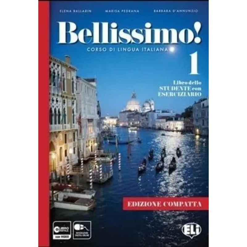 BELLISSIMO 1 - STUDENTE + ESERCIZI + AUDIO WEB (Nuevo)