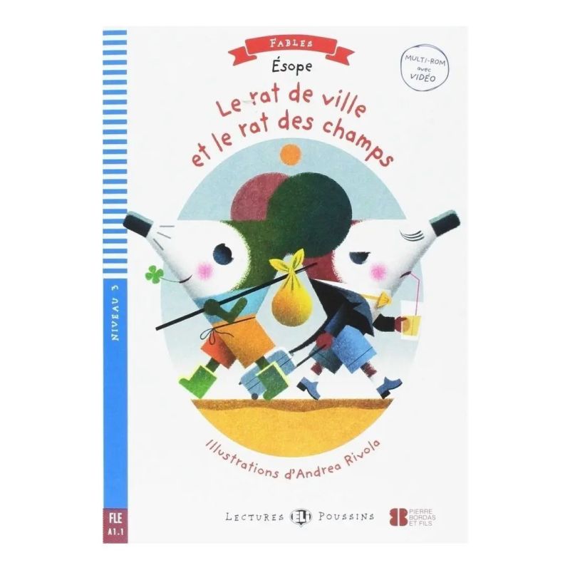 RAT DE VILLE ET LE RAT DES CHAMPS, LE - LECTURES HUB POUSSINS 3 (Nuevo)