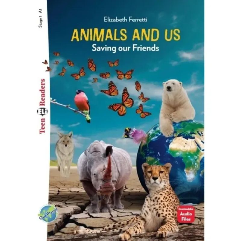 ANIMALS AND US - TEEN HUB READERS 1 (A1) (Nuevo)