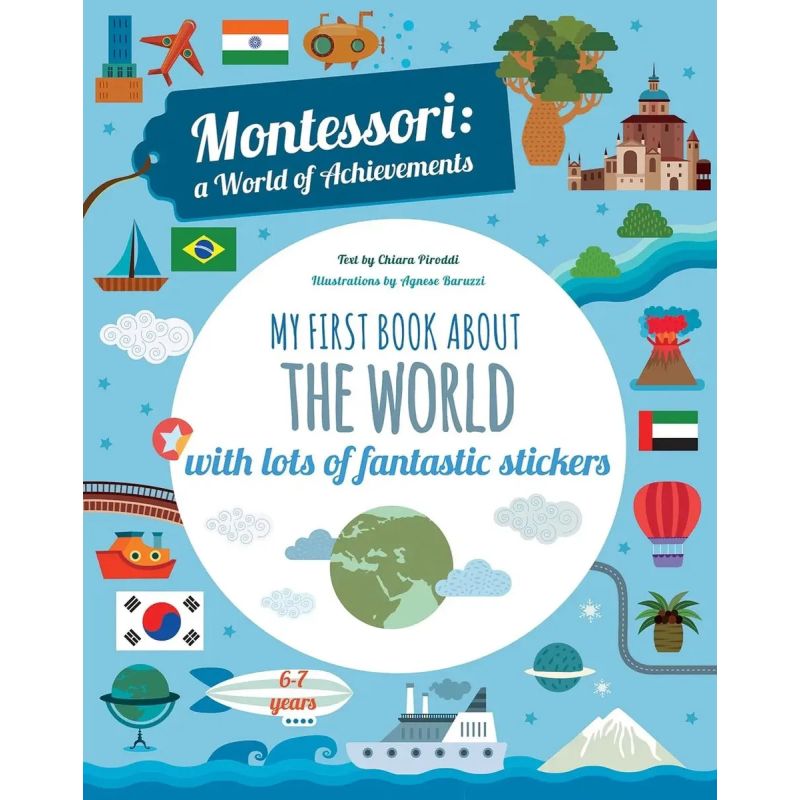 MY FIRST BOOK ABOUT THE WORLD - MONTESSORI ACTIVITY BOOK (Nuevo)