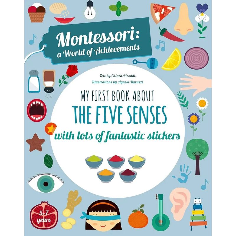 MY FIRST BOOK ABOUT THE FIVE SENSES - MONTESSORI ACTIVITY BOOK (Nuevo)