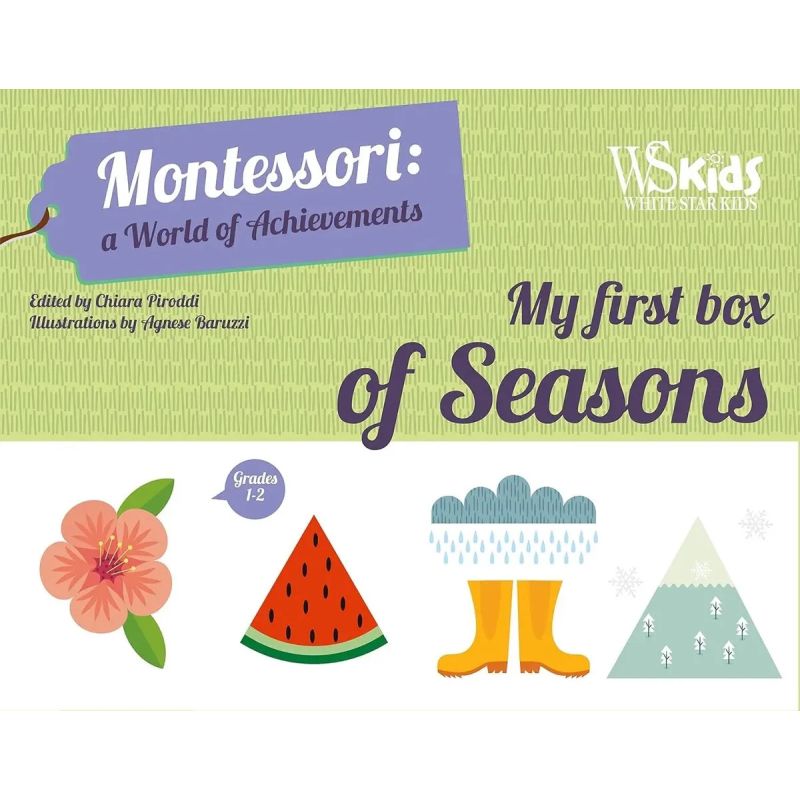 MY FIRST BOX OF SEASONS - MONTESSORI: A WORLD OF ACHIEVEMENTS - BOARD BOOK (Nuevo)