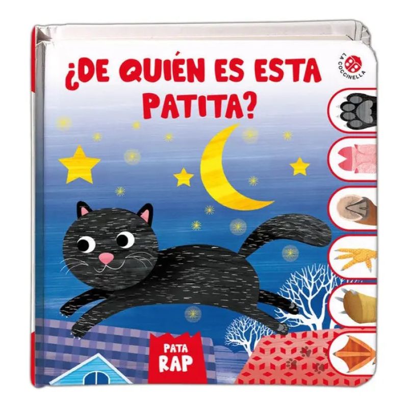 DE QUIEN ES ESTA PATITA? - PATA RAP - UN LIBRO JUEGO PARA DESCUBRIR LOS ANIMALES - CARTONE (Nuevo)