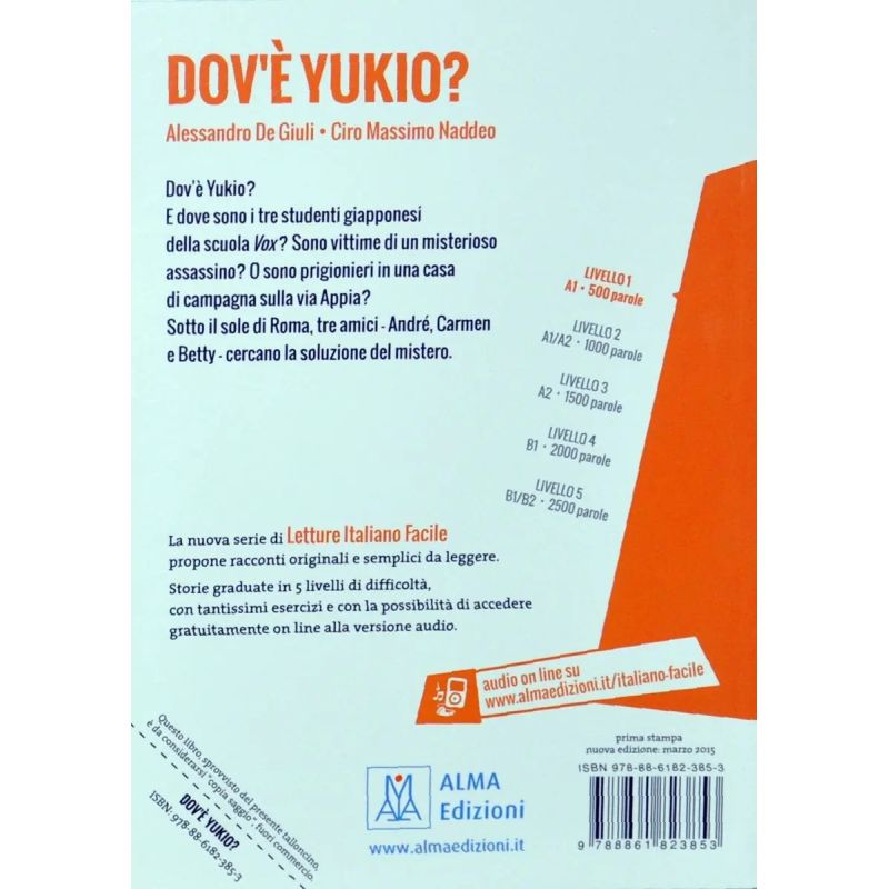 DOV'E YUKIO? N/ED. (Nuevo)