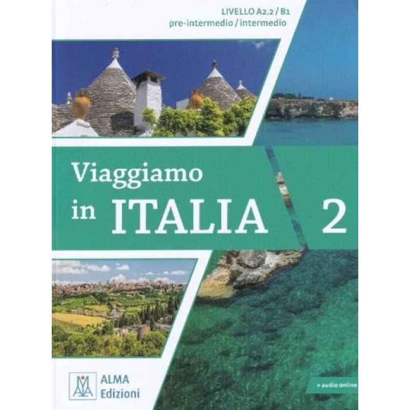 VIAGGIAMO IN ITALIA 2 - LIBRO + AUDIO ONLINE (Nuevo)
