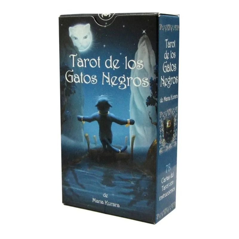 TAROT DE LOS GATOS NEGROS (78 CARTAS + GUIA DE USO) (Nuevo)