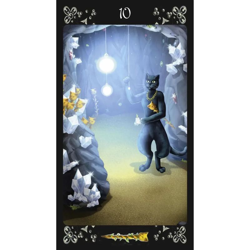 TAROT DE LOS GATOS NEGROS (78 CARTAS + GUIA DE USO) (Nuevo) - Miniatura 3