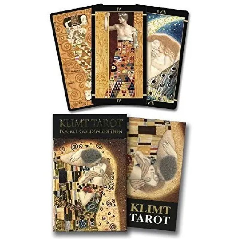 KLIMT TAROT GOLDEN POCKET - LIBRO + CARTAS (Nuevo)
