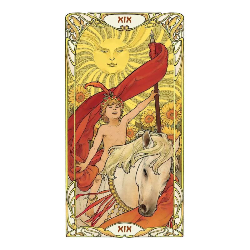 TAROT GOLDEN ART NOUVEAU - LIBRO + CARTAS (Nuevo) - Miniatura 3