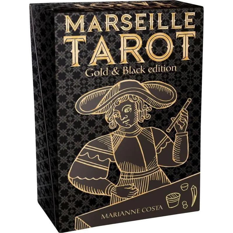 MARSEILLE TAROT - GOLD &amp; BLACK EDITION (Nuevo)