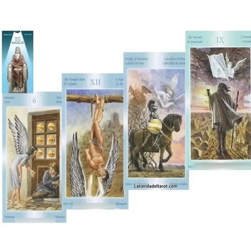 TAROT DE LOS ANGELES - LIBRO + CARTAS (Nuevo) - Miniatura 4