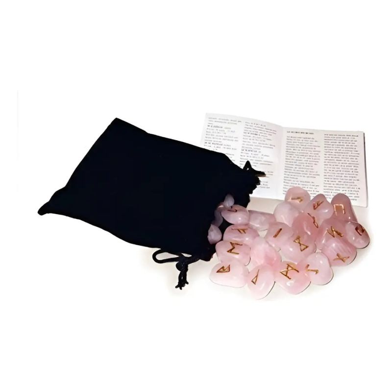 CUARZO ROSA - LIBRO + RUNAS (Nuevo)