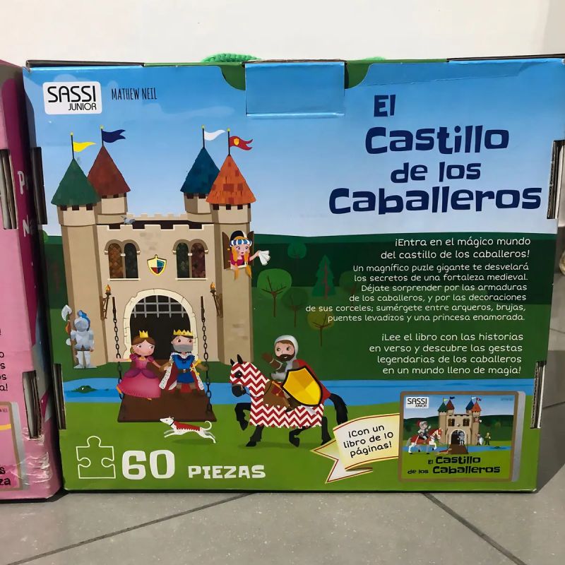 CASTILLO DE LOS CABALLEROS, EL . LIBRO + PUZZLE 60 PIEZAS (Nuevo) - Miniatura 3