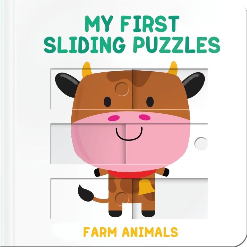 MY FIRST SLIDING PUZZLE - FARM ANIMALS - BOARD BOOK (Nuevo)