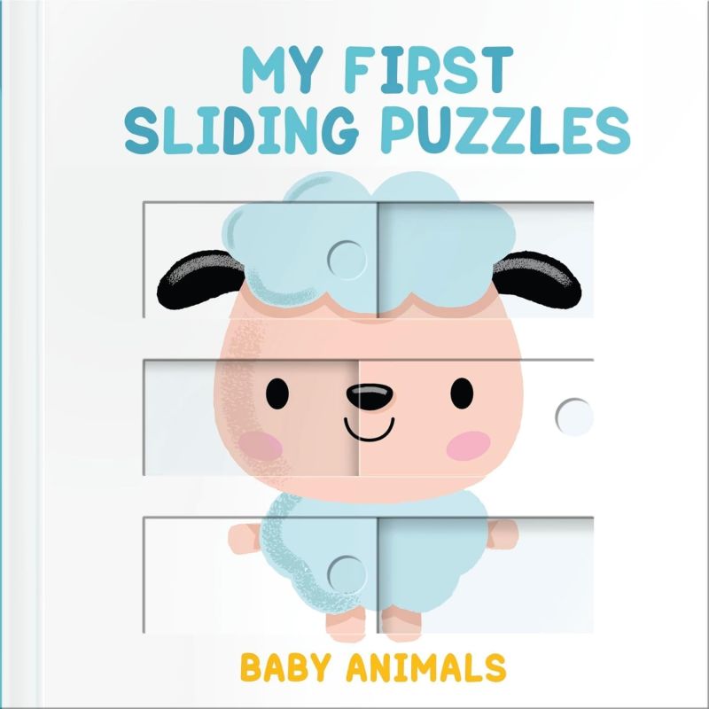 MY FIRST SLIDING PUZZLE - BABY ANIMALS - BOARD BOOK (Nuevo)