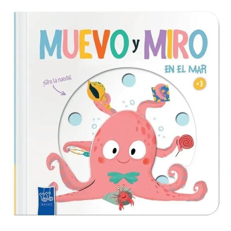 EN EL MAR - MUEVO Y MIRO - CARTONE CON SOLAPAS (Nuevo)