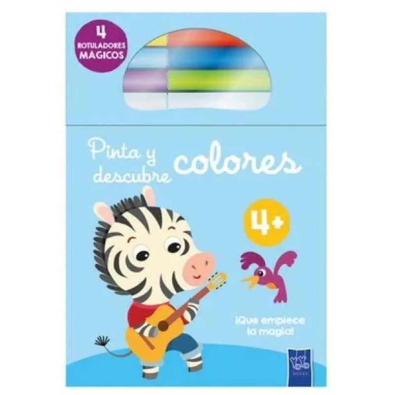 CEBRA - PINTA Y DESCUBRE COLORES (Nuevo)