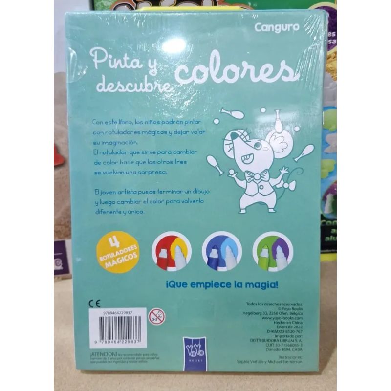 CANGURO - PINTA Y DESCUBRE COLORES (Nuevo) - Miniatura 4