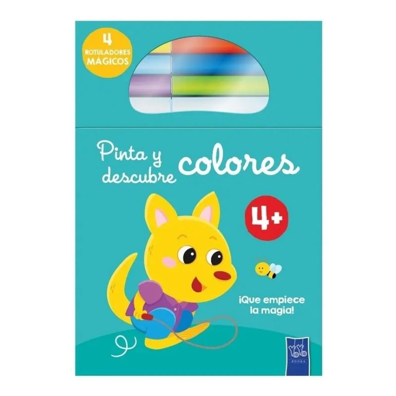 CANGURO - PINTA Y DESCUBRE COLORES (Nuevo)