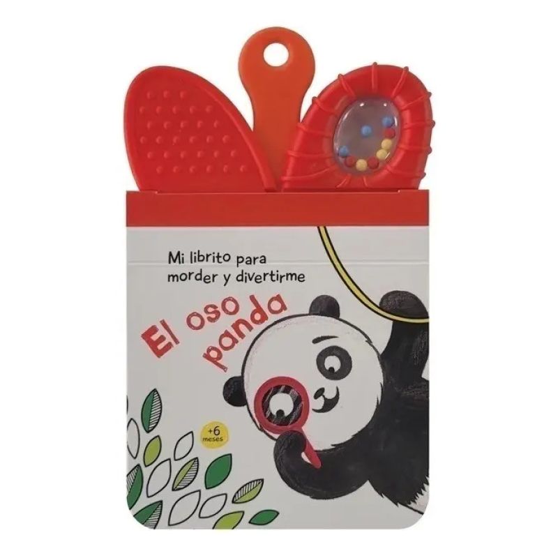 OSO PANDA, EL - MI LIBRITO PARA MORDER (CON MORDILLO Y SONAJERO) (Nuevo)