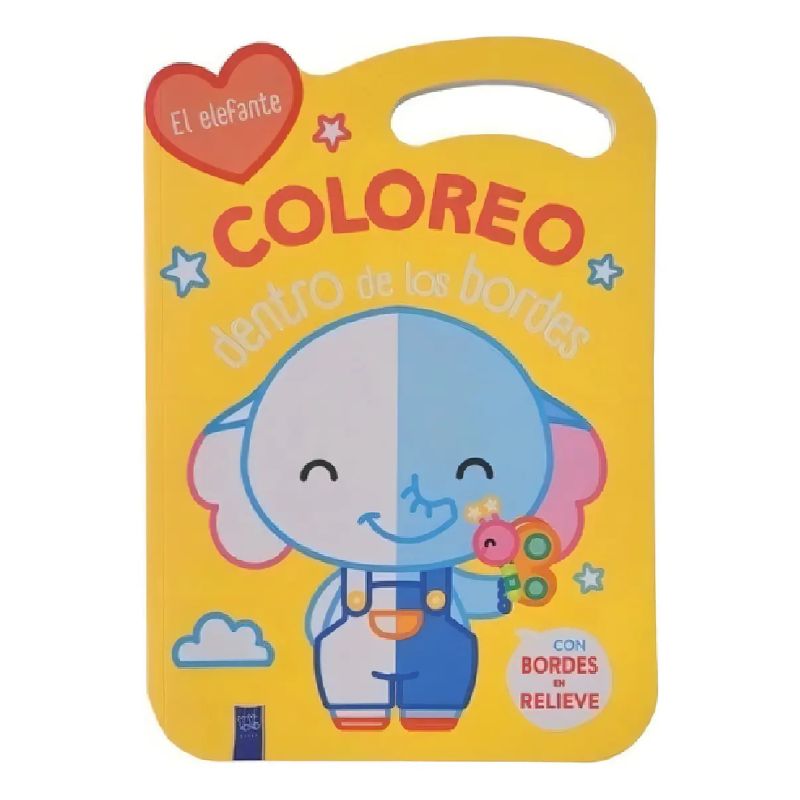 ELEFANTE, EL - COLOREO DENTRO DE LOS BORDES (Nuevo)