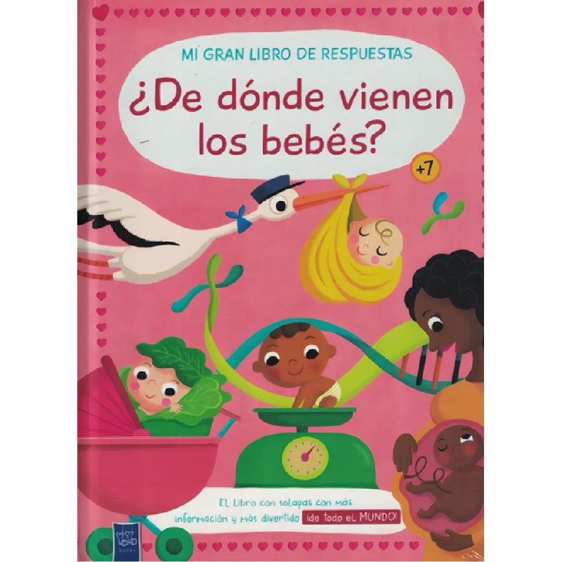 DE DONDE VIENEN LOS BEBES? - MI GRAN LIBRO DE RESPUESTAS - CON SOLAPAS - CARTONE (Nuevo)