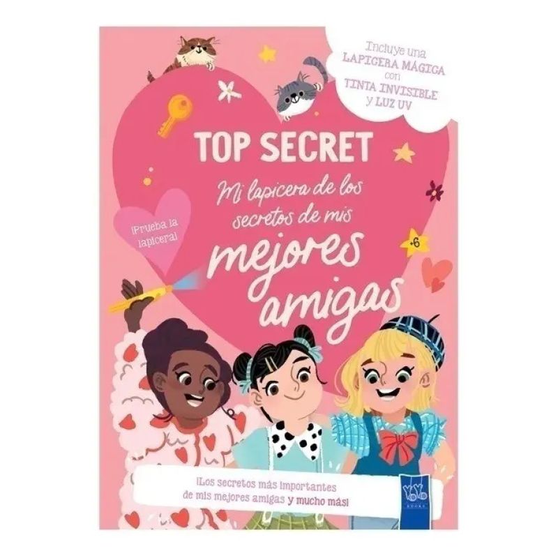 MI LAPICERA DE LOS SECRETOS DE MIS MEJORES AMIGAS - TOP SECRET (Nuevo)