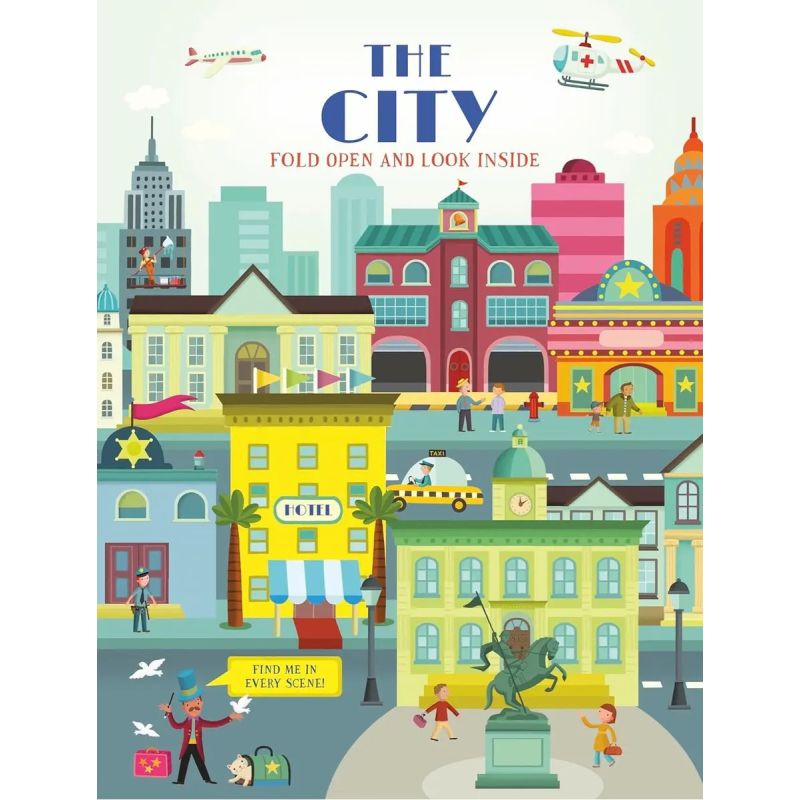 CITY, THE - FOLD OPEN AND LOOK INSIDE - BOARD BOOK (Nuevo)