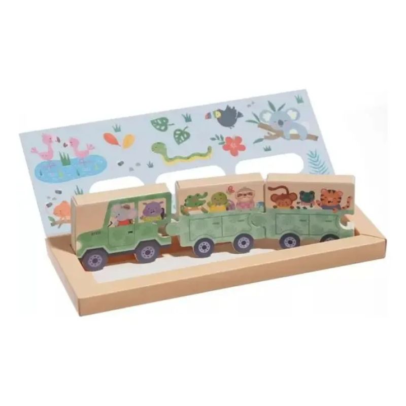 WILD ANIMAL TRAIN - BOARD BOOK (Nuevo) - Miniatura 2