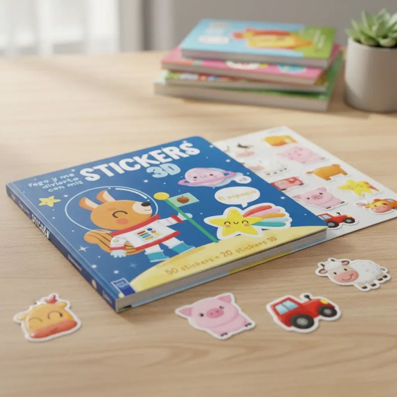 GRANJA, LA - PEGO Y ME DIVIERTO CON MIS STICKERS 3D (Nuevo)