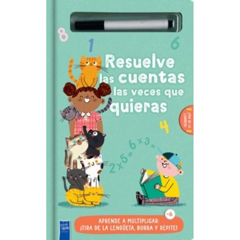 MULTIPLICACION - RESUELVE LAS CUENTAS LAS VECES QUE QUIERAS - CARTONE (Nuevo)