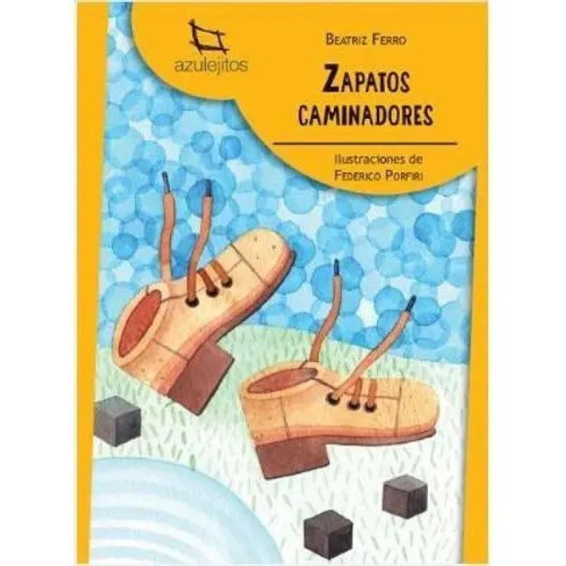 ZAPATOS CAMINADORES - AZULEJITOS AMARILLOS (Nuevo)