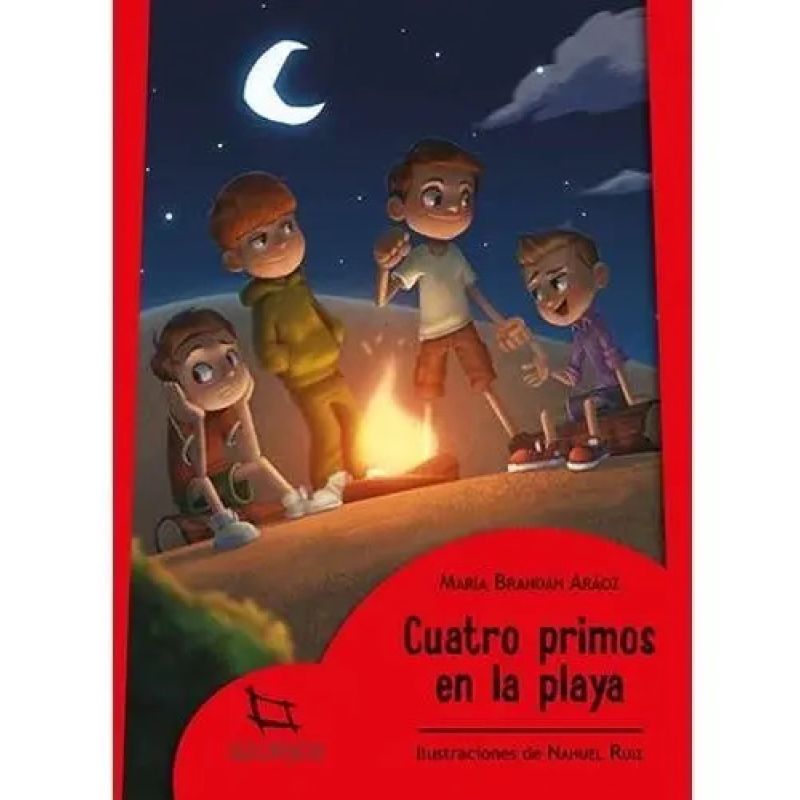 CUATRO PRIMOS EN LA PLAYA N/ED - AZULEJOS ROJO (Nuevo)