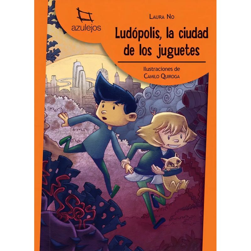 LUDOPOLIS, LA CIUDAD DE LOS JUGUETES (N/ED) - AZULEJOS NARANJA (Nuevo)