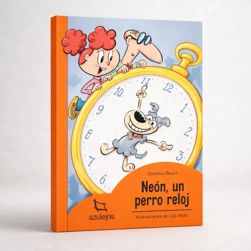 NEON, UN PERRO RELOJ - AZULEJOS NARANJA (Nuevo) - Miniatura 3