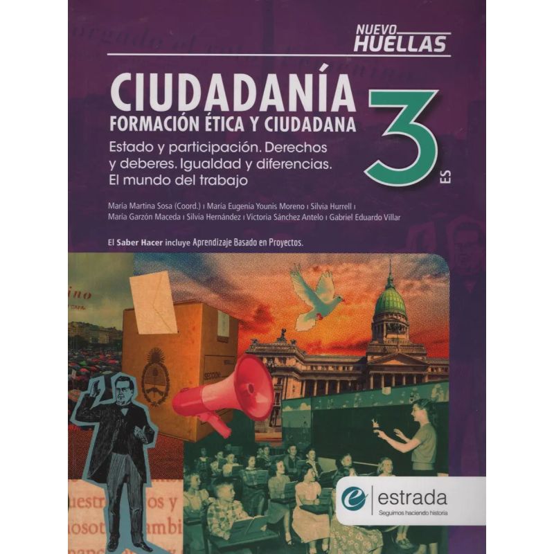CIUDADANIA 3 ES - NUEVO HUELLAS - FORMACION ETICA Y CIUDADANA (Nuevo)