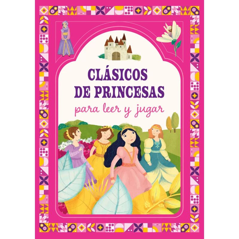 CLASICOS DE PRINCESAS PARA LEER Y JUGAR - MAYUSCULA (Nuevo)