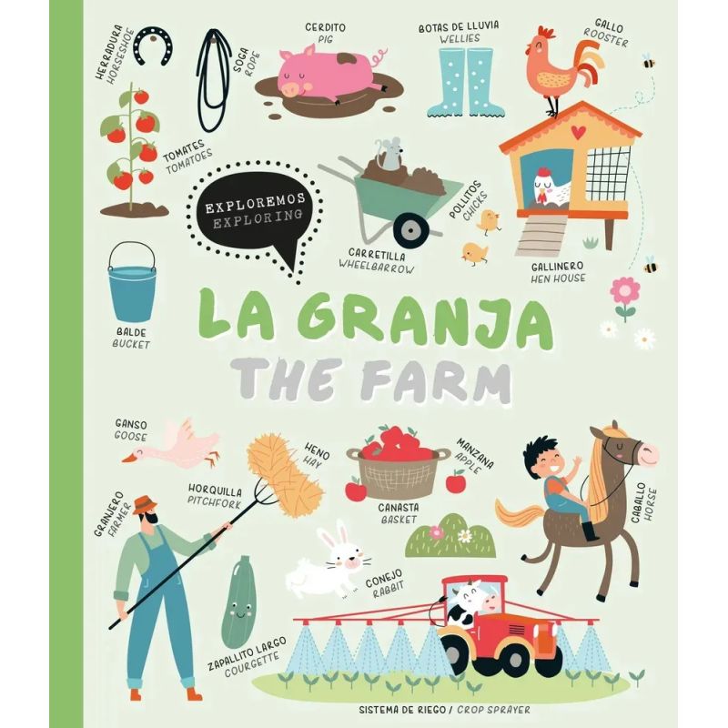 EXPLOREMOS LA GRANJA - EXPLORING THE FARM - CARTONE (Nuevo)